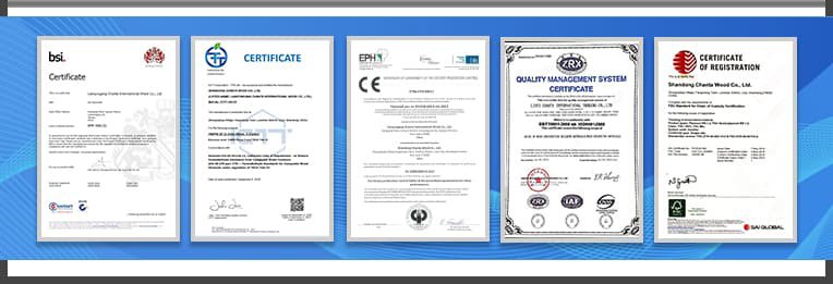 Thick Core Plywood Certificates